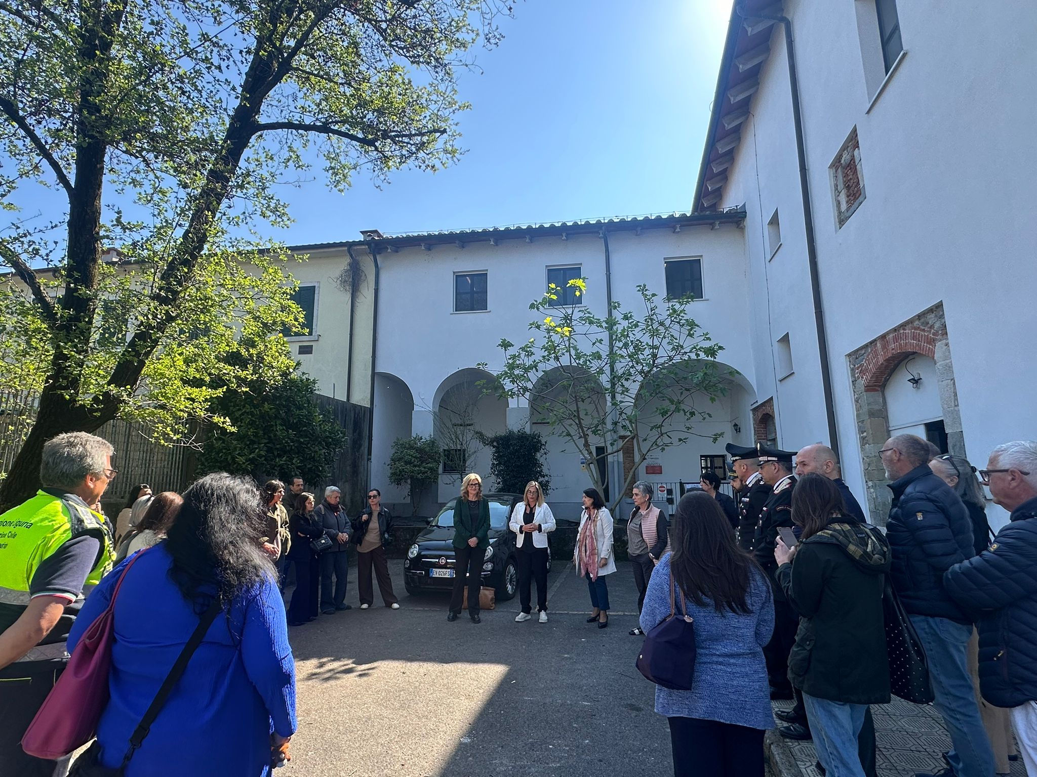 La cerimonia di inaugurazione dello sportello Uepe