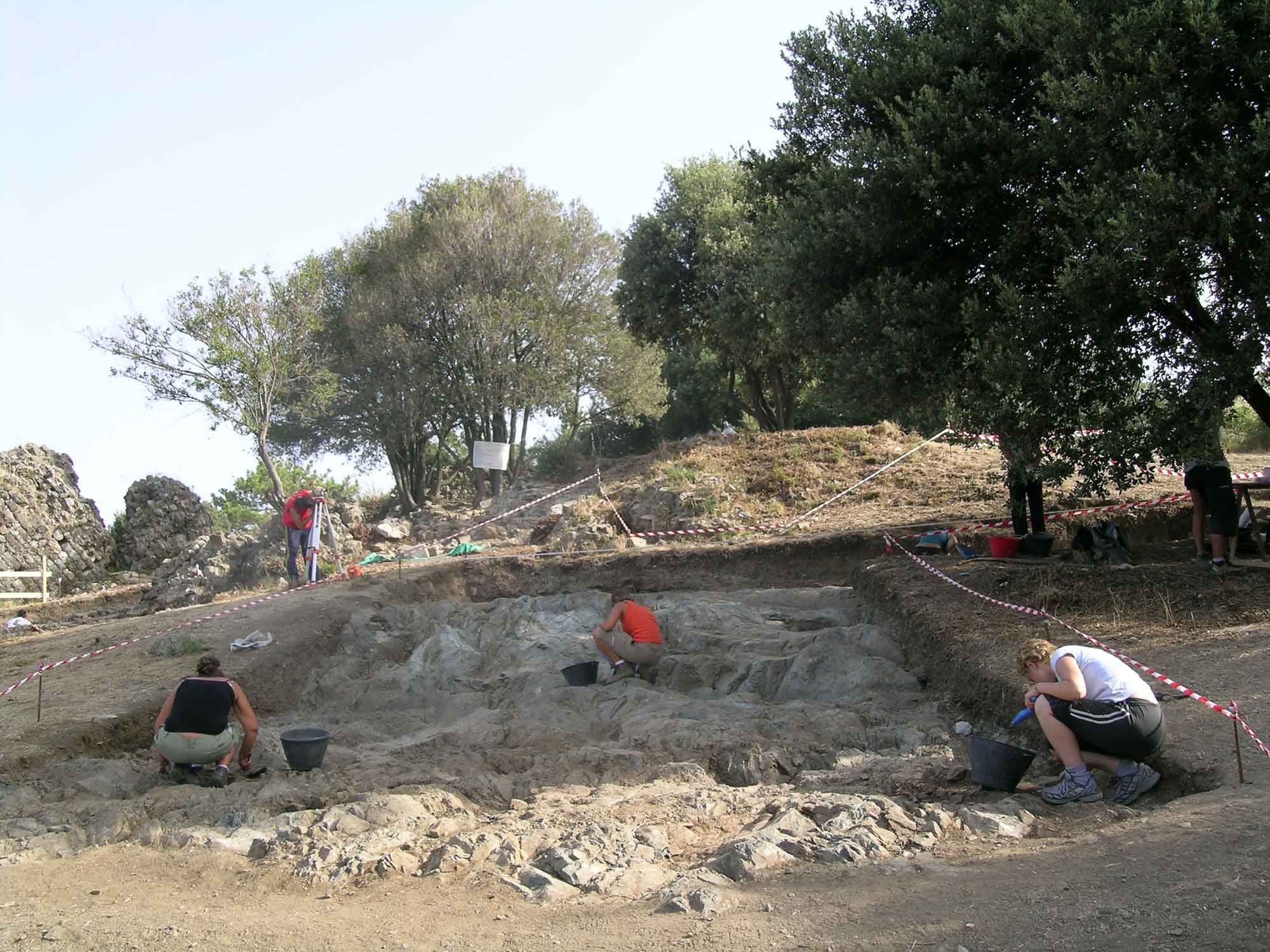 scavo del castrum di brina