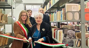 il sindaco ponzanelli alla biblioteca civita martinetti di sarzana